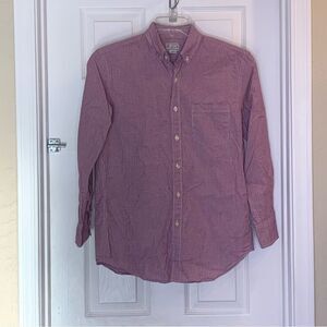 J Crew Button Down Raspberry Shirt Size Small